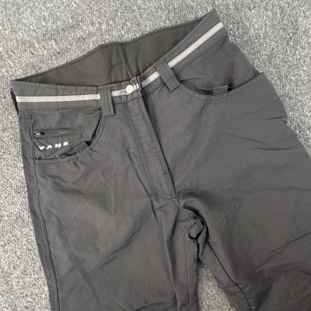 Vintage Vans Snowboard Pants Mens M Black Waterproof Ski Snow Cargo 90s Y2K
